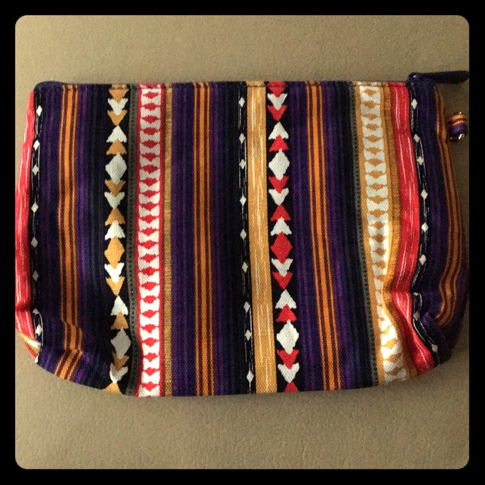 Thirty-one Mini Zipper Pouch, Southwest Stripe